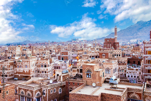 イエメンのサナア旧市街
