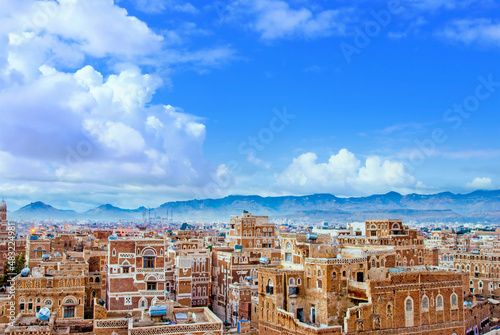 イエメンのサナア旧市街
