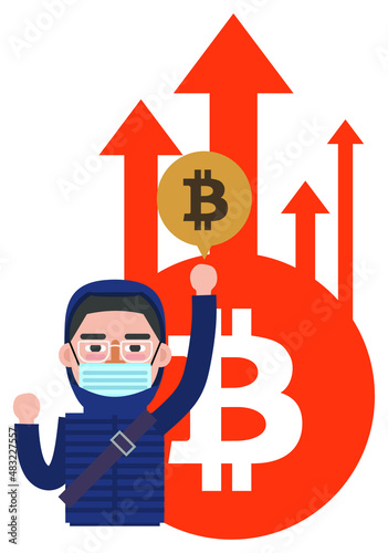 Business related illustrations for various graphic design and advertising applications