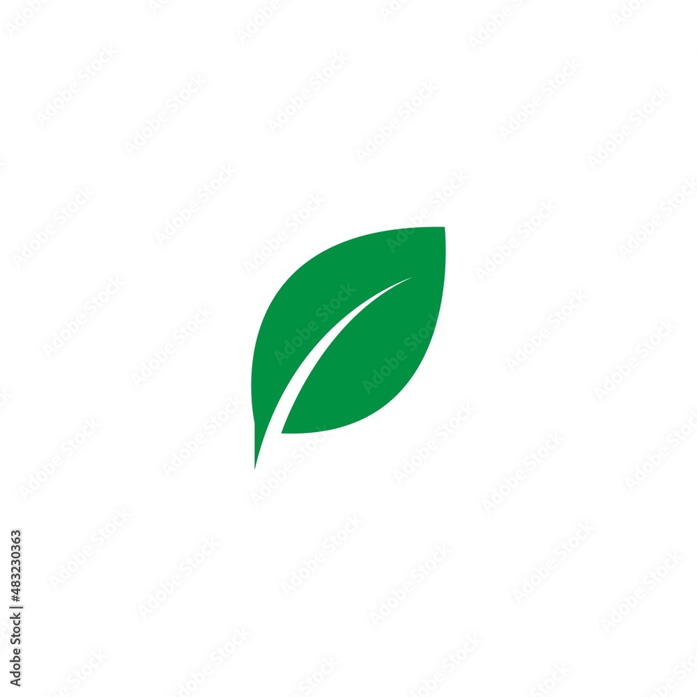 green leaf logo icon design illustration vector green leaf logo icon design illustration vector