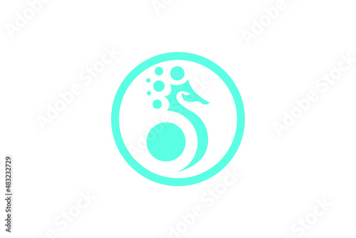 Seahorse logo design