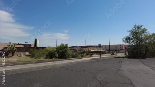 Driving Plate Route 66 Kingman Arizona Eastbound Multicam Set 01 Front View USA photo