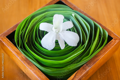 Fototapeta Naklejka Na Ścianę i Meble -  Flowers on a table,Thailand.