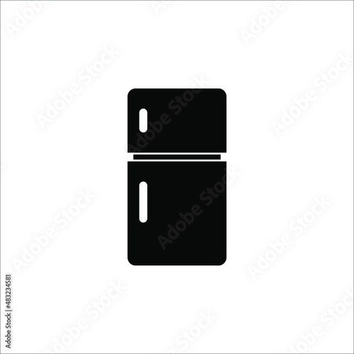 fridge freezer refrigerator condenser iconon white background