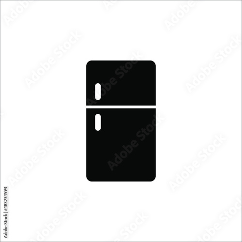 fridge freezer refrigerator condenser iconon white background