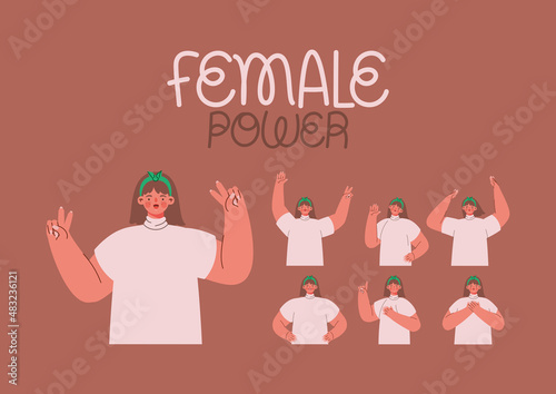 female power card