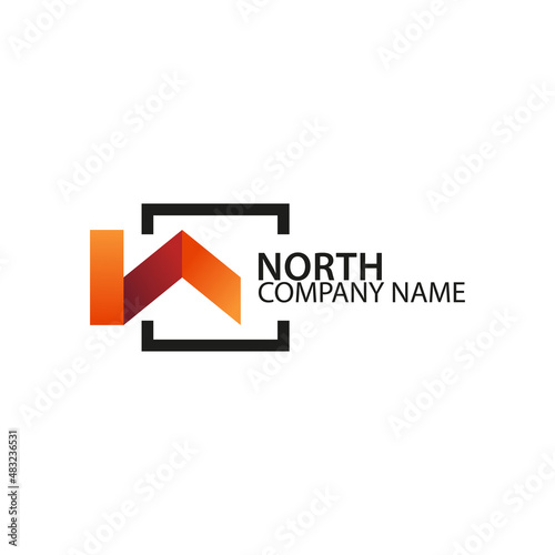 Free Download Abstract initial monogram N or North logo design template vector. - GFXLoad