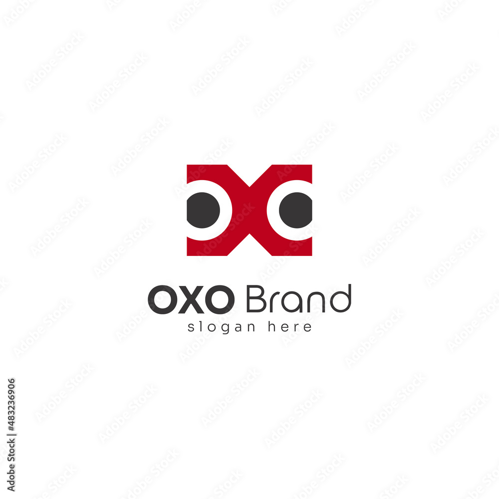 OXO Template Logo Icon Vector OXO Template Logo Icon Vector