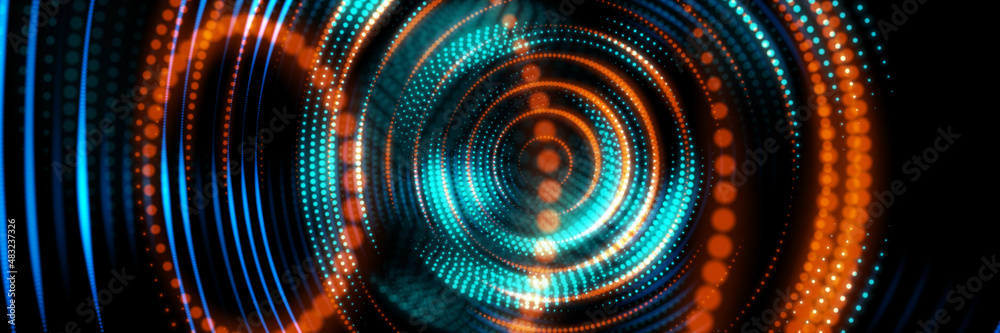 abstract glowing circles. background with light circles abstract glowing circles. background with light circles