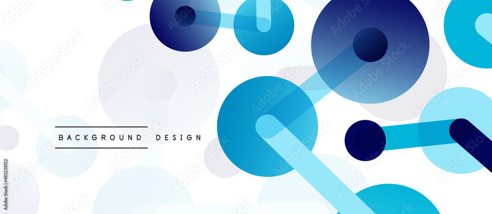 Line points connections geometric abstract background. Circles connected by lines. Trendy techno business template for wallpaper, banner, background or landing Line points connections geometric abstract background. Circles connected by lines. Trendy techno business template for wallpaper, banner, background or landing
