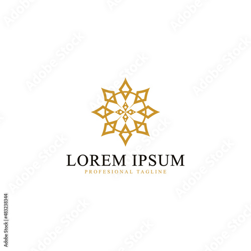 Luxury logo vector cardinal directions