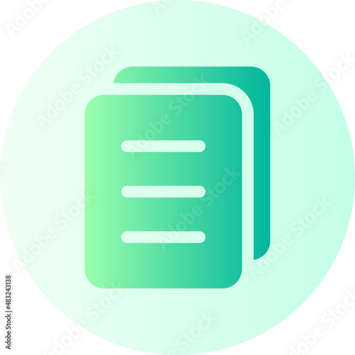document gradient icon