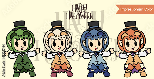 cartoon, illustration, boy, people, vector, character, children, child, fun, set, christmas, funny, kids, halloween, kid, hat, art, drawing, play, group, elf, family, costume