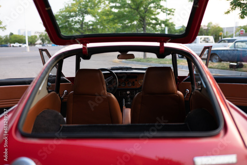 Vintage Sports Car 1970 Triumph GT6+ Rear Exterior