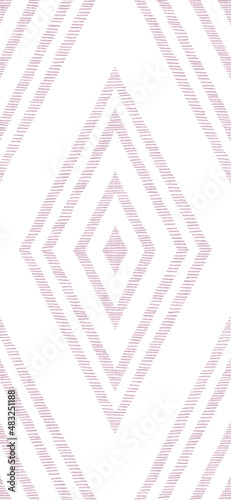 seamless pattern, diamond, textile design, pink, blue, grey, vintage, hand drawing, pencil