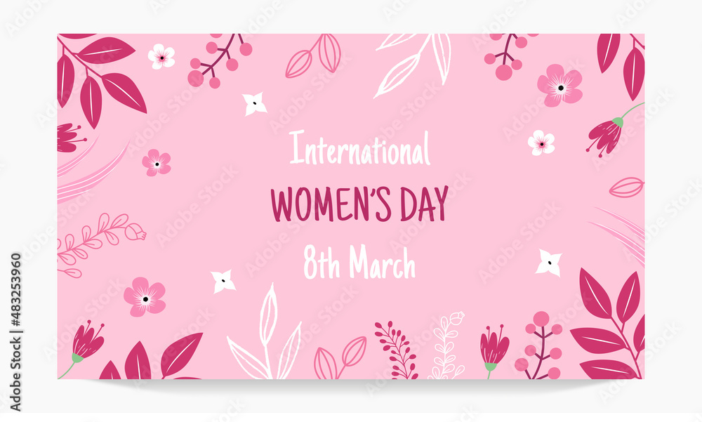 Happy wowen's day social media post template Happy wowen's day social media post template