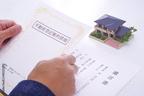 Cuadro en lienzo 遺言書と不動産権利書