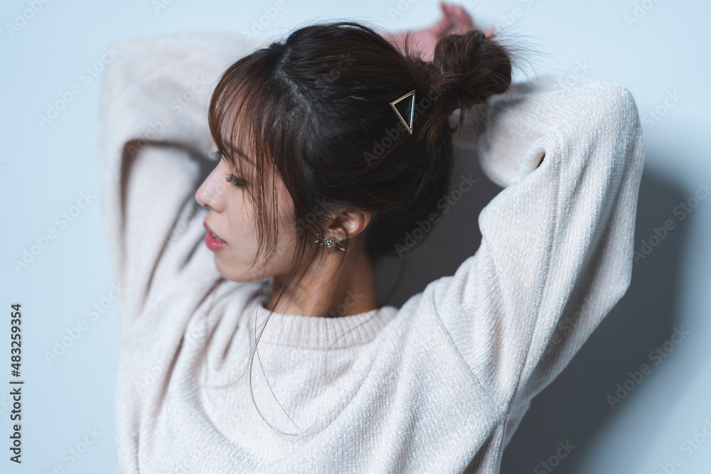 Fototapeta premium クールな女性ポートレート