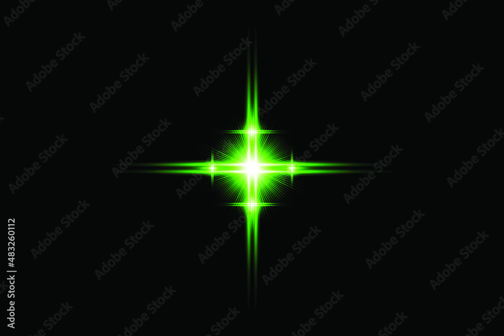 Set of transparent blue light lens flares Premium transparent eps  