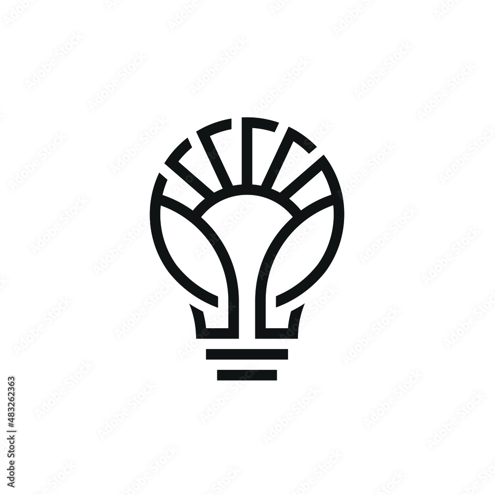 Light bulb Leaf Eco Sun Natural Environment Logo Design Inspiration Light bulb Leaf Eco Sun Natural Environment Logo Design Inspiration