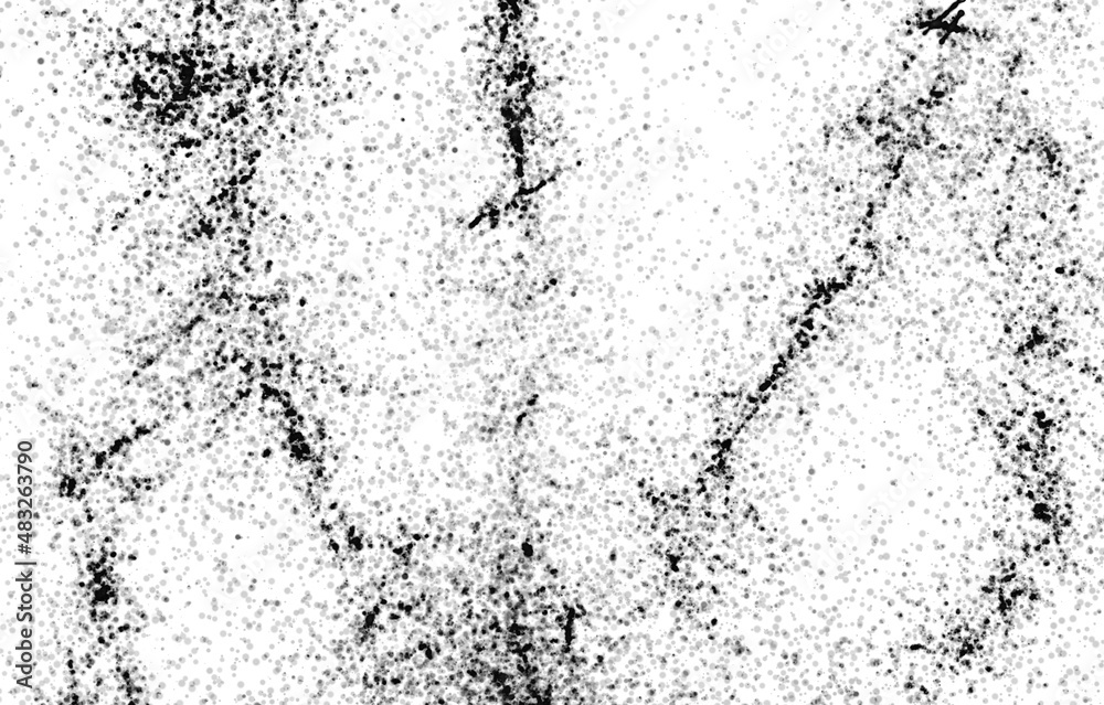 Fototapeta premium Dust and Scratched Textured Backgrounds.Grunge white and black wall background.Dark Messy Dust Overlay Distress Background. Easy To Create Abstract Dotted, Scratched