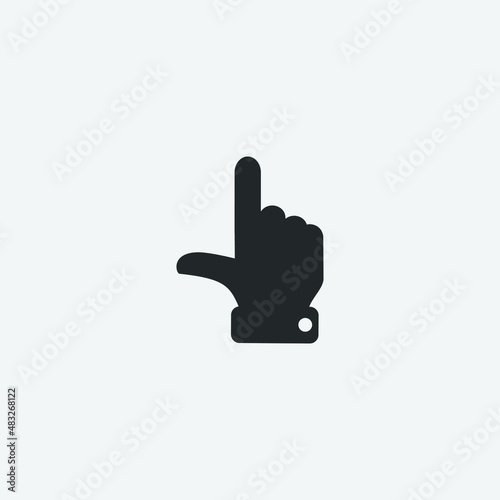 Gesture vector icon illustration sign