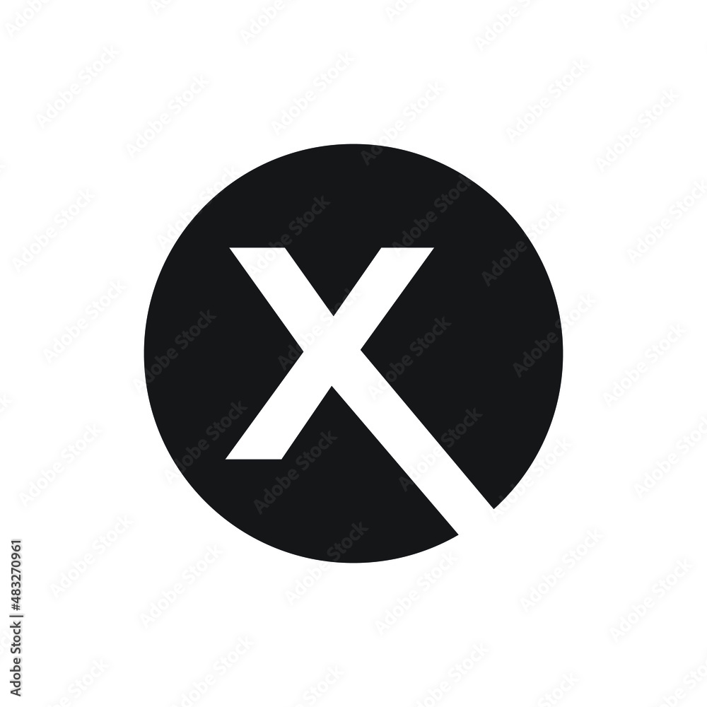 Letter X Monogram Logo Design, Creative Modern Icon X, Black and White Letter X Monogram Logo Design, Creative Modern Icon X, Black and White