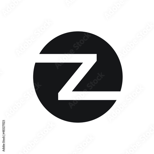 Letter Z Monogram Logo Design, Creative Modern Icon Z, Black and White