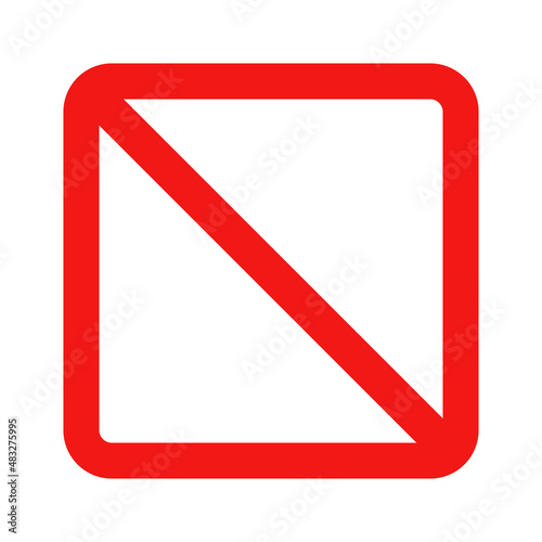 Free Download Square stop sign. Traffic control. Vectors. - GFXLoad