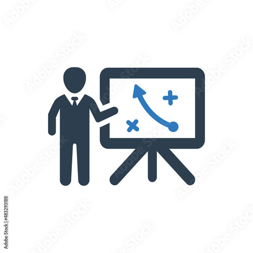 Planning strategy icon