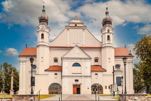 Church in the city of Lask, Poland.