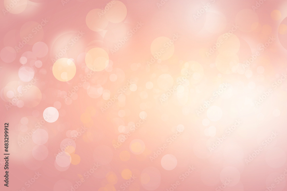 Abstract bokeh background Pink and white
