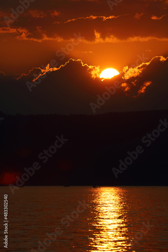 Sonnenuntergang Bodensee / Sundown Lake Constance /