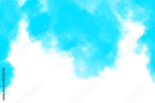 abstract powder splatted background. Colorful powder explosion on white background. Colored cloud
