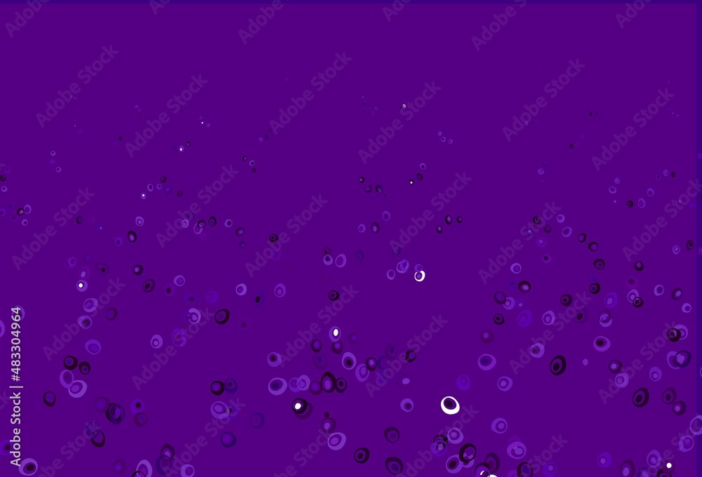 Light Purple vector cover with spots. Light Purple vector cover with spots.