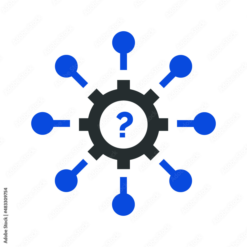 information Network Isolated Vector icon which can easily modify or edit

