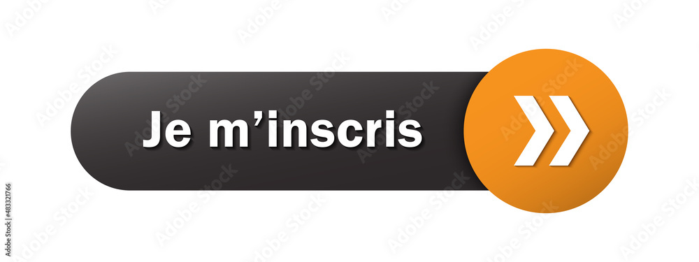 Bouton web vecteur JE M'INSCRIS Bouton web vecteur JE M'INSCRIS