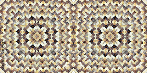 Seamless Wicker texture background, pattern for design.