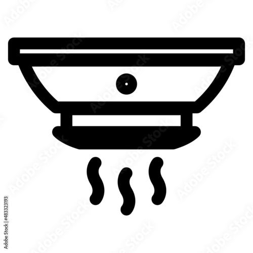 Smoke detector icon