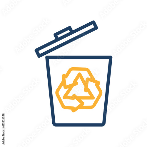 junk trash Isolated Vector icon which can easily modify or edit

