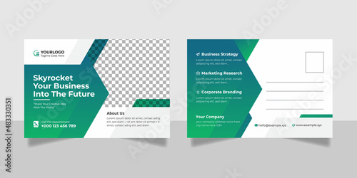 Corporate Business Postcard Template