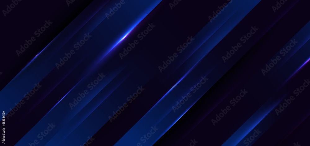 Abstract modern dark blue elegant diagonal on dark background with lighting. Abstract modern dark blue elegant diagonal on dark background with lighting.