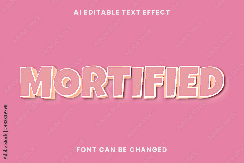 Mortified Text Effect Mortified Text Effect