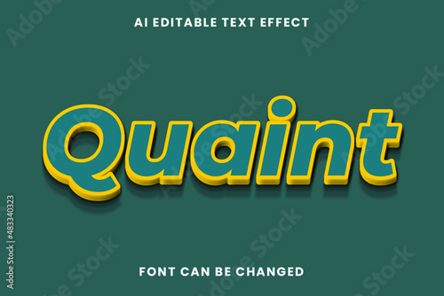 Quaint Text Effect
