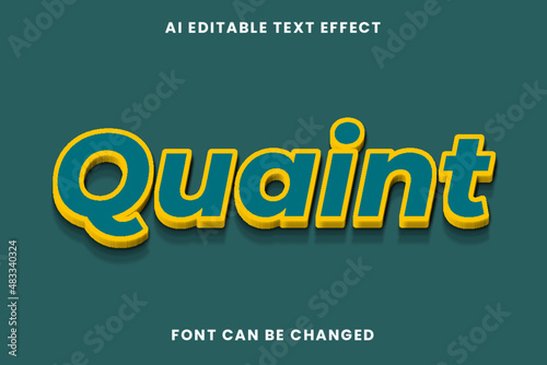 Quaint Text Effect