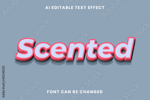 Scented Text Effect