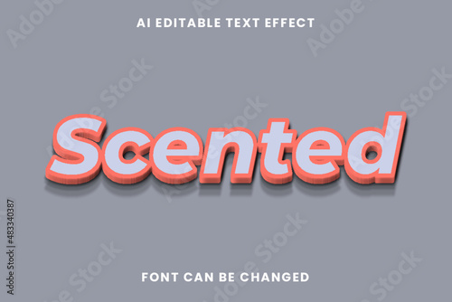 Scented Text Effect