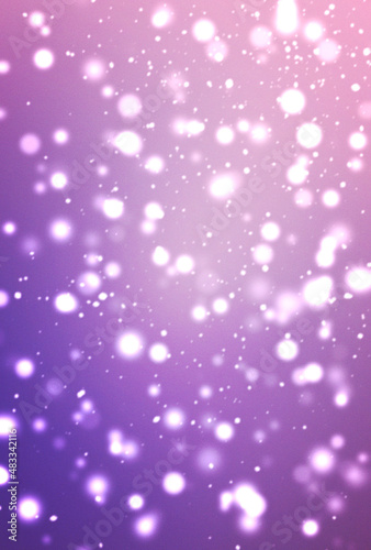 背景素材_イルミネーション_ピンク