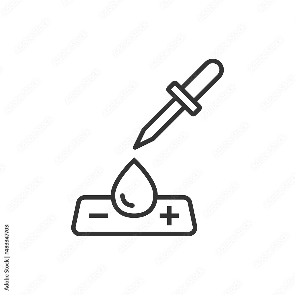Coronavirus rapid test icon in flat style. covid-19 vector illustration on isolated background. Medical diagnostic sign business concept. Coronavirus rapid test icon in flat style. covid-19 vector illustration on isolated background. Medical diagnostic sign business concept.