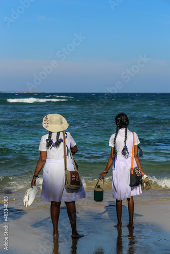 2 Srilanka Girls on the beach